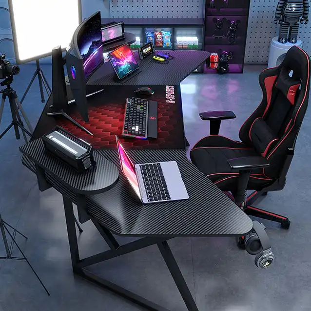Modern Home PC Gamer Ergonomics Office Table Computer Gaming Desk Modern Home PC Gamer Ergonomics Office Table Computer Gaming Desk
